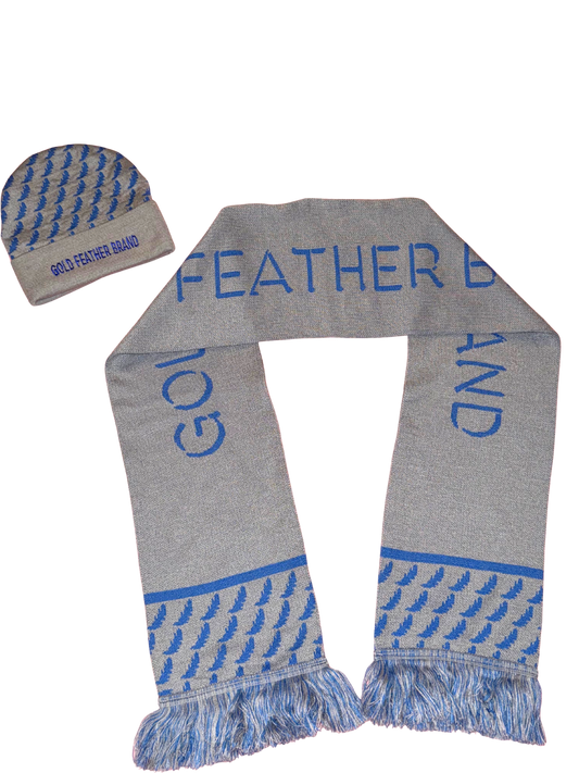 JACQUARD WOOL BEANIE & SCARF SET