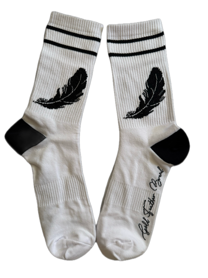 Feather Logo Crew Socks