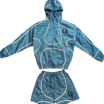 Reflective Nylon Short Set